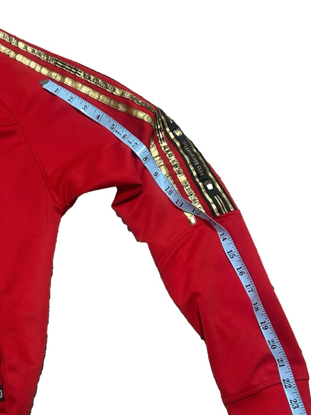 Switch Red Track Jacket w/ Gold Logo Tape - Size Large - Picture 7 of 11